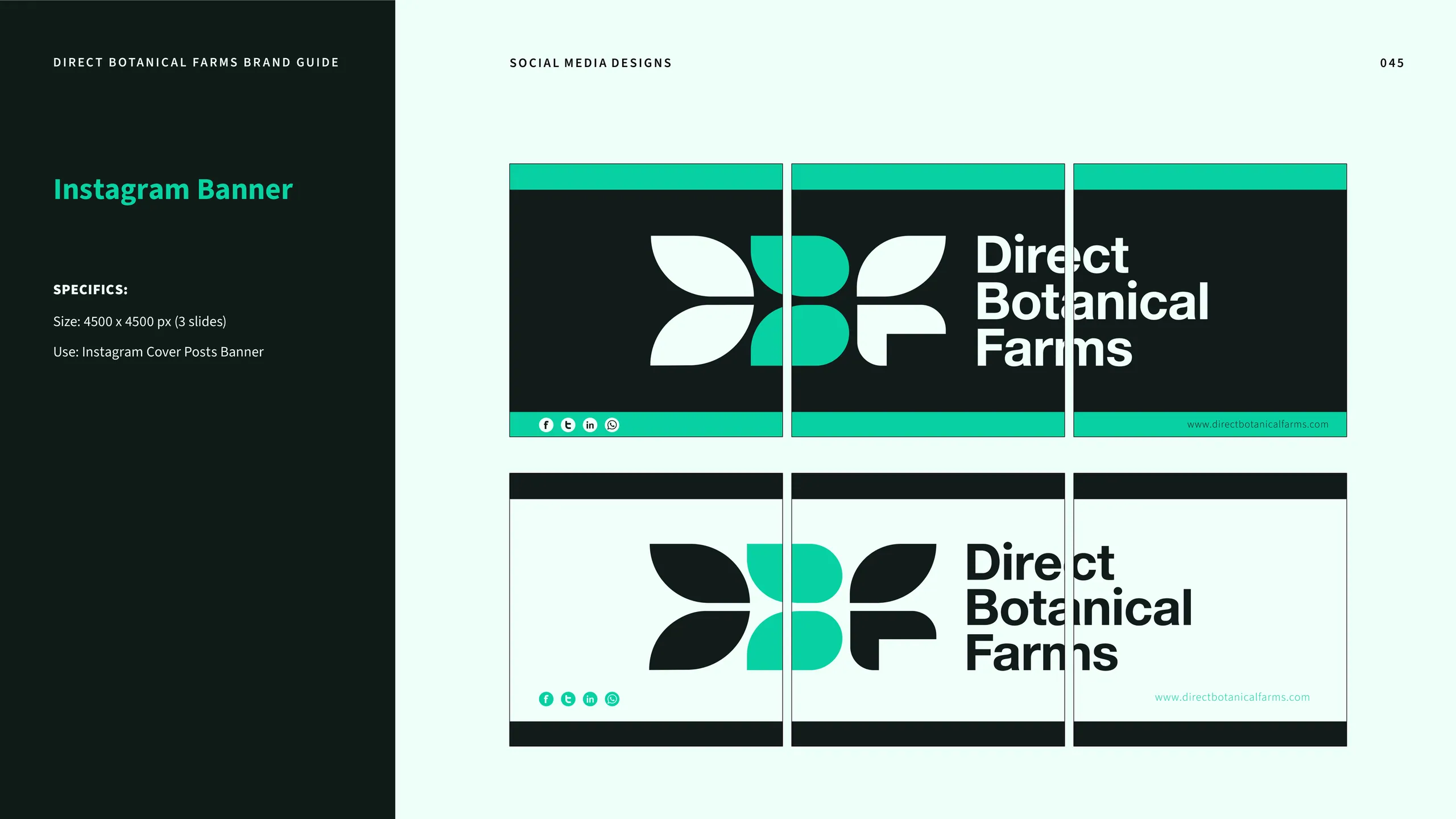 Direct Botanical Farms brand identity 7